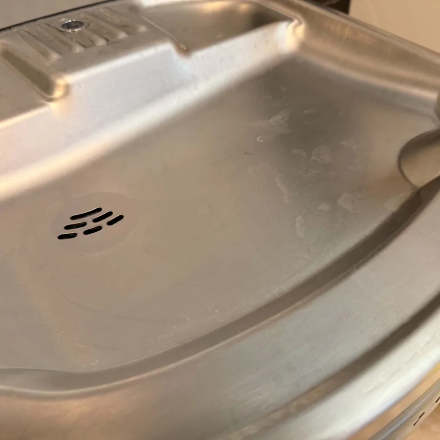 Before cleaning: Drinking Fountain